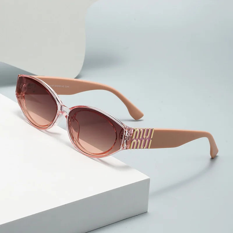 Stylish Oval UV400 Sunglasses