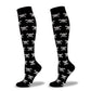 Skull Print Compression Socks
