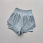 High Waist Mesh 2-in-1 Yoga Shorts