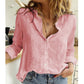 Vintage Cotton Linen Oversized Shirt
