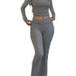 Long Sleeve Wide Leg Yoga Set