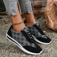 Breathable Cross Strap Sneakers