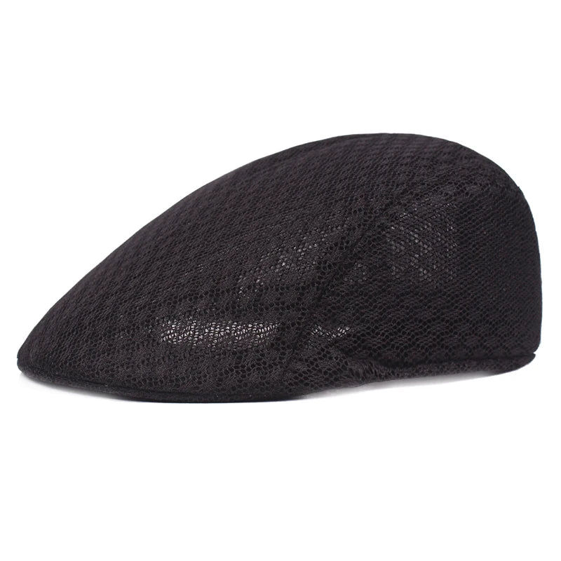 Breathable Mesh Newsboy Cap