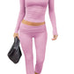 Long Sleeve Wide Leg Yoga Set