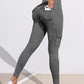 Washed Print Pocket Butt Lift Leggings