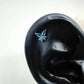 Pink Heart Wings Piercing Earring