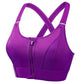Front Zipper Sports Bra