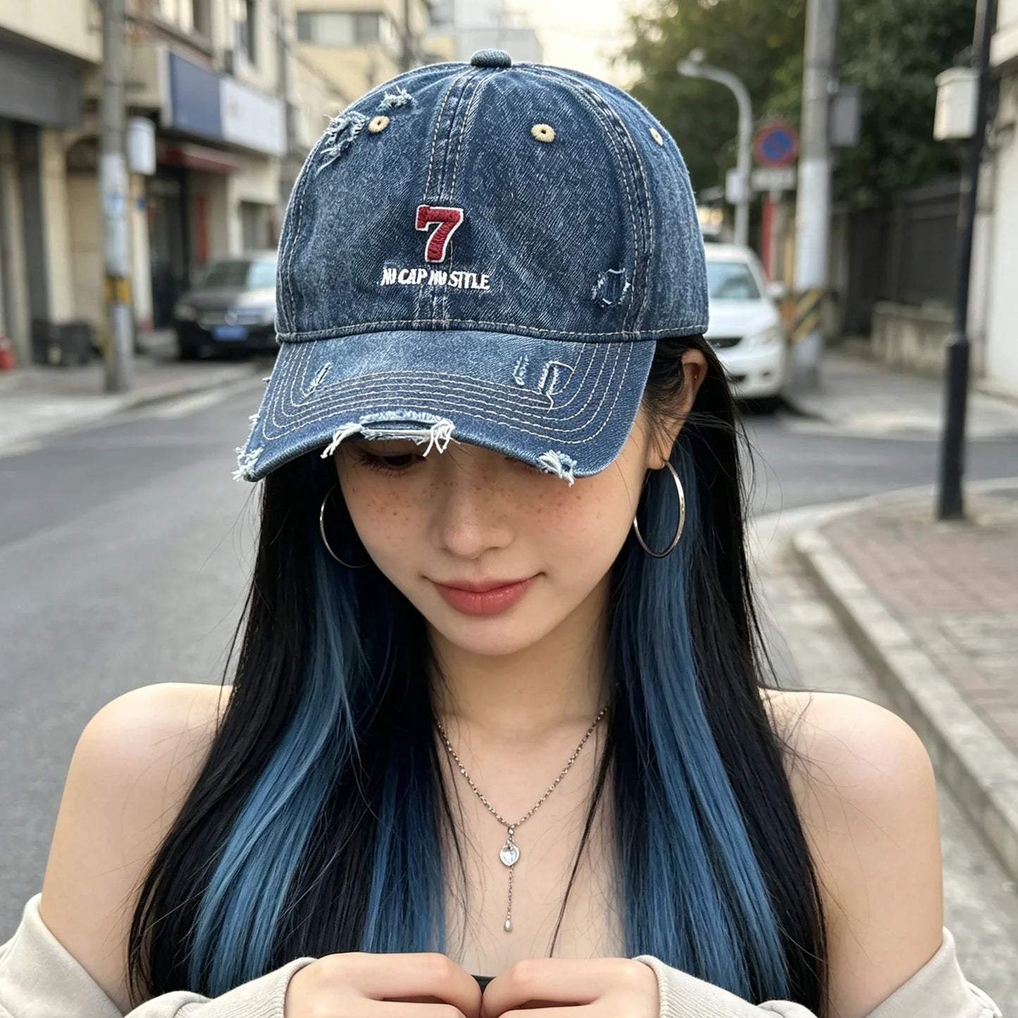 Vintage Distressed Baseball Cap