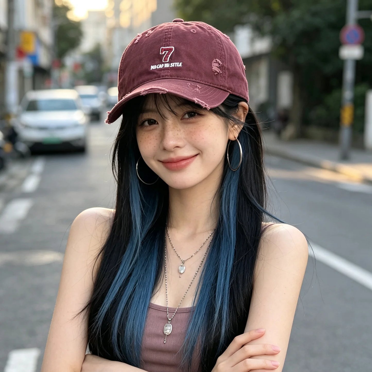 Vintage Distressed Baseball Cap