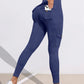 Washed Print Pocket Butt Lift Leggings