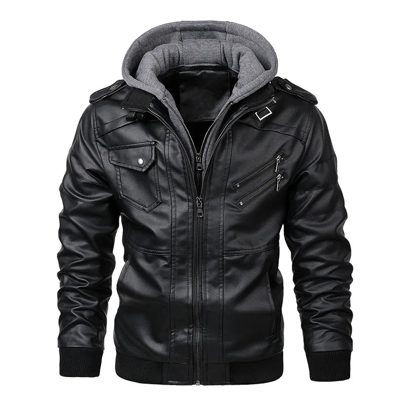 Hooded Moto Jacket