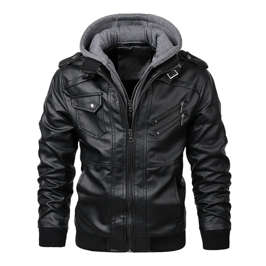 Hooded Moto Jacket