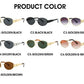 Luxury Metal Oval Sunglasses