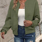 Solid Color Zipper Fashion Jacket