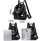Vintage PU Leather Large Capacity Women’s Travel Backpack