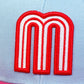 M Letter Embroidered Baseball Cap