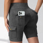 Washed Print Pocket Butt Lift Leggings
