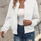 Solid Color Zipper Fashion Jacket