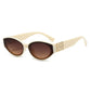 Stylish Oval UV400 Sunglasses