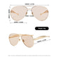 Retro Oversized Pilot Sunglasses