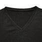 V-Neck Short Sleeve Arc Hem Top