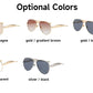Retro Oversized Pilot Sunglasses