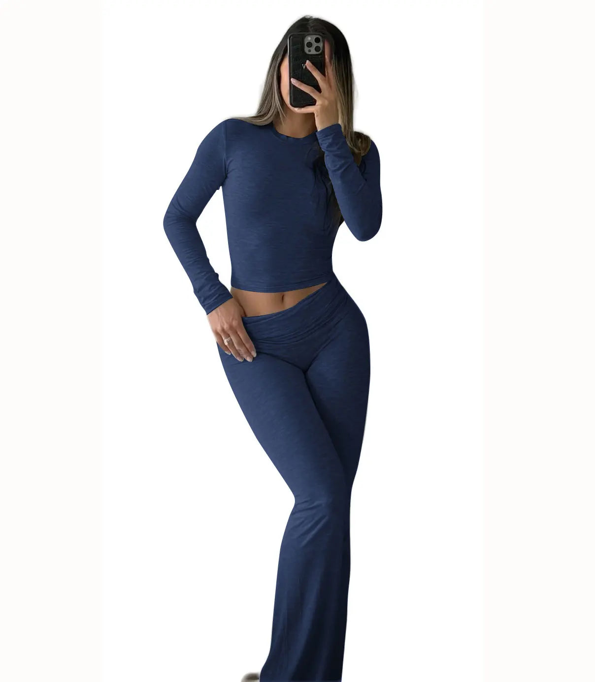 Long Sleeve Wide Leg Yoga Set