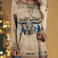 Retro Dreamcatcher Print Long Sleeve Tee