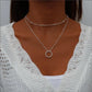 Bohemian Layered Moon Star Necklace