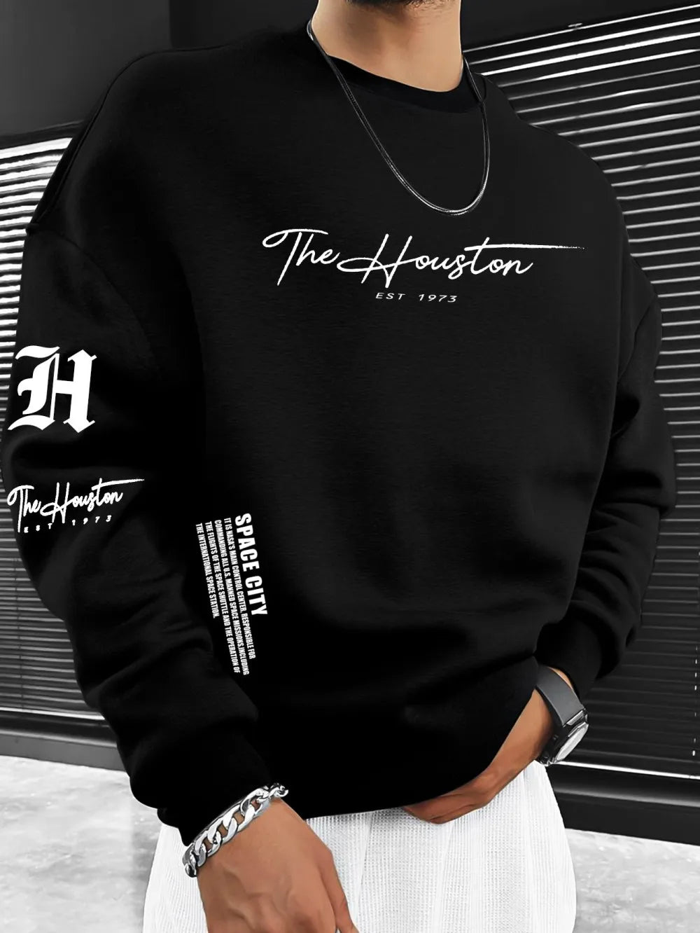 Letter Print Long Sleeve Hoodie