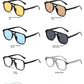 Vintage Men Women Big Sunglasses Men Square Shades Brand Designer Unisex Sun Glasses Black Lense Male Female Sunglasses UV400