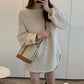 Korean Style Idle Knitted Sweater Slimming Long Sleeve Loose Fit