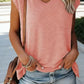 Casual Batwing Sleeve V-Neck Tee