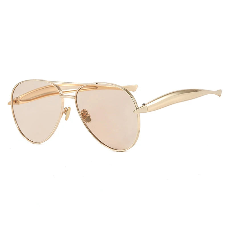 Retro Oversized Pilot Sunglasses