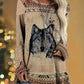 Retro Dreamcatcher Print Long Sleeve Tee