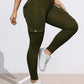 Washed Print Pocket Butt Lift Leggings