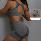 Yoga Sports Vest and Shorts Set