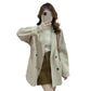 Plus Size Double-Sided Fleece Wool Coat