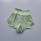 High Waist Mesh 2-in-1 Yoga Shorts