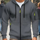 Men's Zipper Pocket Hooded Sweatshirt