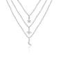 Star Moon Layered Alloy Necklace