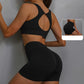 Yoga Sports Vest and Shorts Set