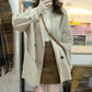 Plus Size Double-Sided Fleece Wool Coat