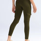 Washed Print Pocket Butt Lift Leggings