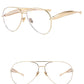 Retro Oversized Pilot Sunglasses