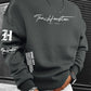 Letter Print Long Sleeve Hoodie