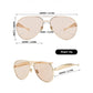 Retro Oversized Pilot Sunglasses