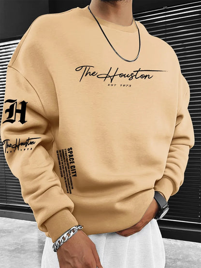 Letter Print Long Sleeve Hoodie