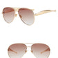 Retro Oversized Pilot Sunglasses