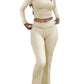 Long Sleeve Wide Leg Yoga Set